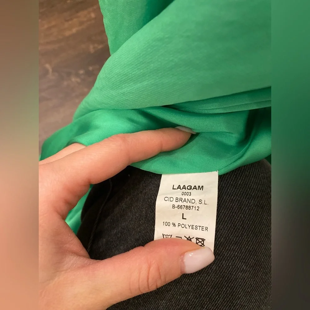 Laagam Maxi Dress - size Large - color green - Picture 10 of 10